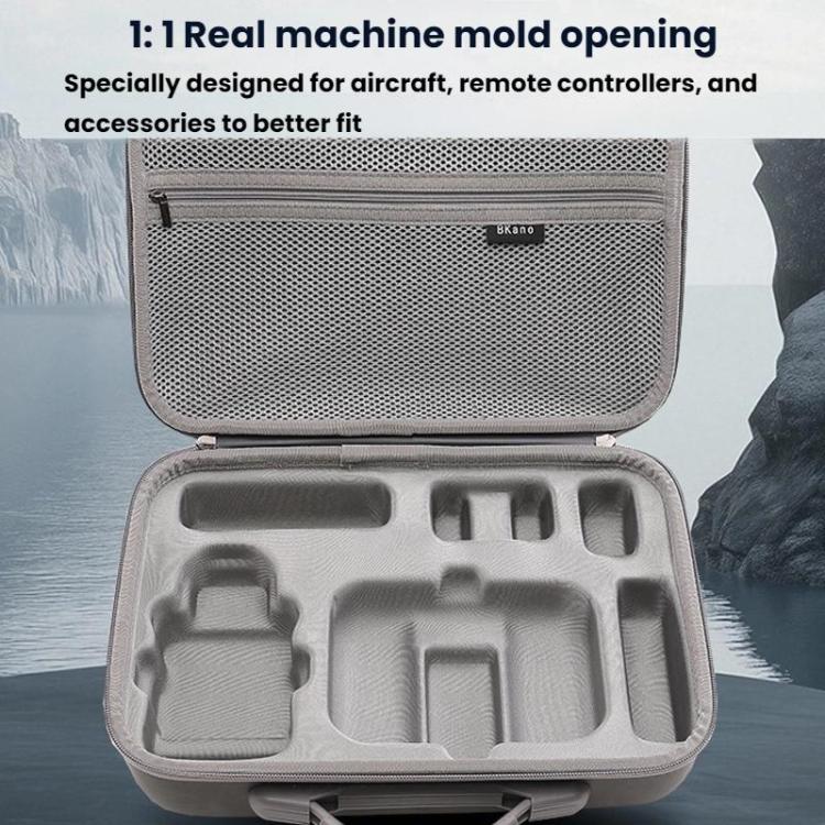 For DJI Mini 2 / 2 SE / 4K Fly More Combo BKano M4K003 Crossbody Storage Backpack(Grey) - Carry Cases & Bags by BKano | Online Shopping UK | buy2fix