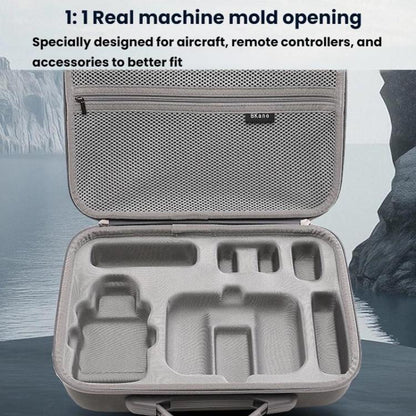 For DJI Mini 2 / 2 SE / 4K Fly More Combo BKano M4K003 Crossbody Storage Backpack(Grey) - Carry Cases & Bags by BKano | Online Shopping UK | buy2fix