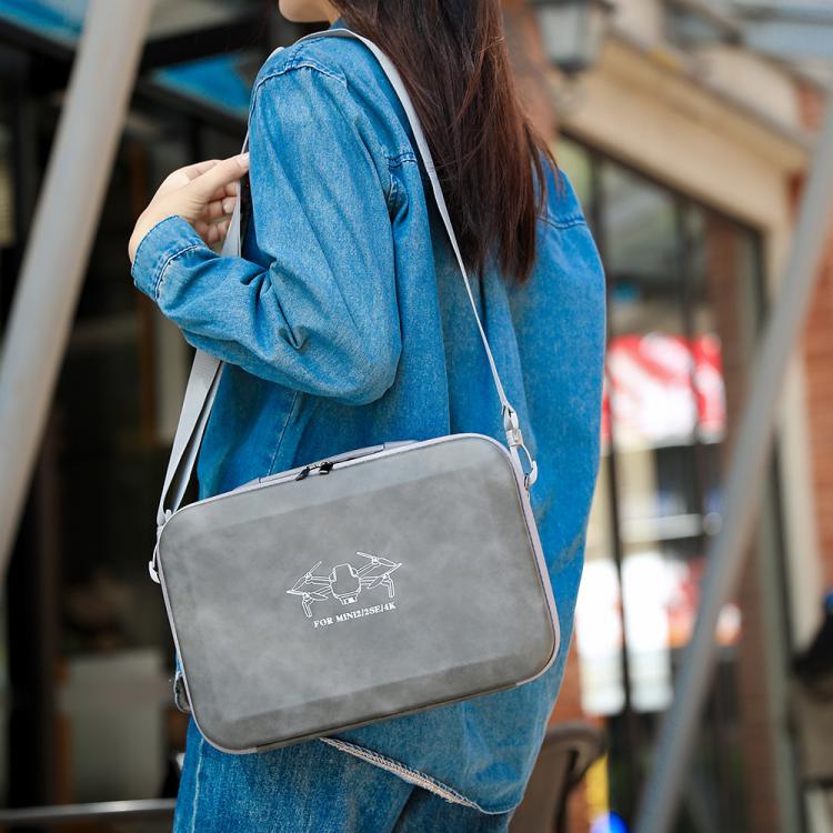 For DJI Mini 2 / 2 SE / 4K Fly More Combo BKano M4K003 Crossbody Storage Backpack(Grey) - Carry Cases & Bags by BKano | Online Shopping UK | buy2fix