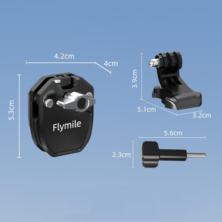Flymile FLY045 Sports Camera Motorcycle Windshield Mounting Clamp - Mount & Holder by Flymile | Online Shopping UK | buy2fix