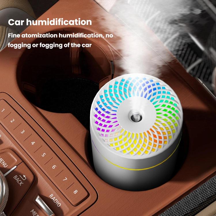 WT31 Car Ambient Light Humidifier USB Household Silent Air Atomizer(White) - Air Purifier by buy2fix | Online Shopping UK | buy2fix