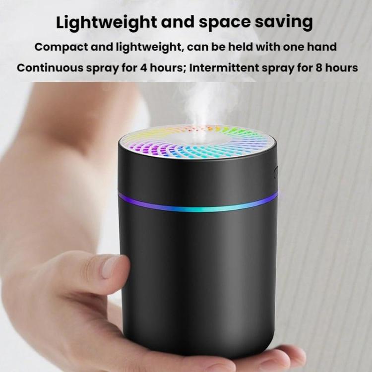 WT31 Car Ambient Light Humidifier USB Household Silent Air Atomizer(Black) - Air Purifier by buy2fix | Online Shopping UK | buy2fix