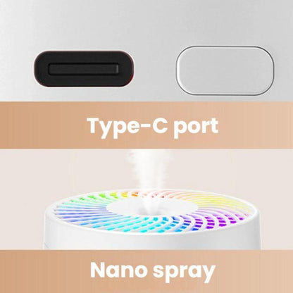 WT31 Car Ambient Light Humidifier USB Household Silent Air Atomizer(White) - Air Purifier by buy2fix | Online Shopping UK | buy2fix