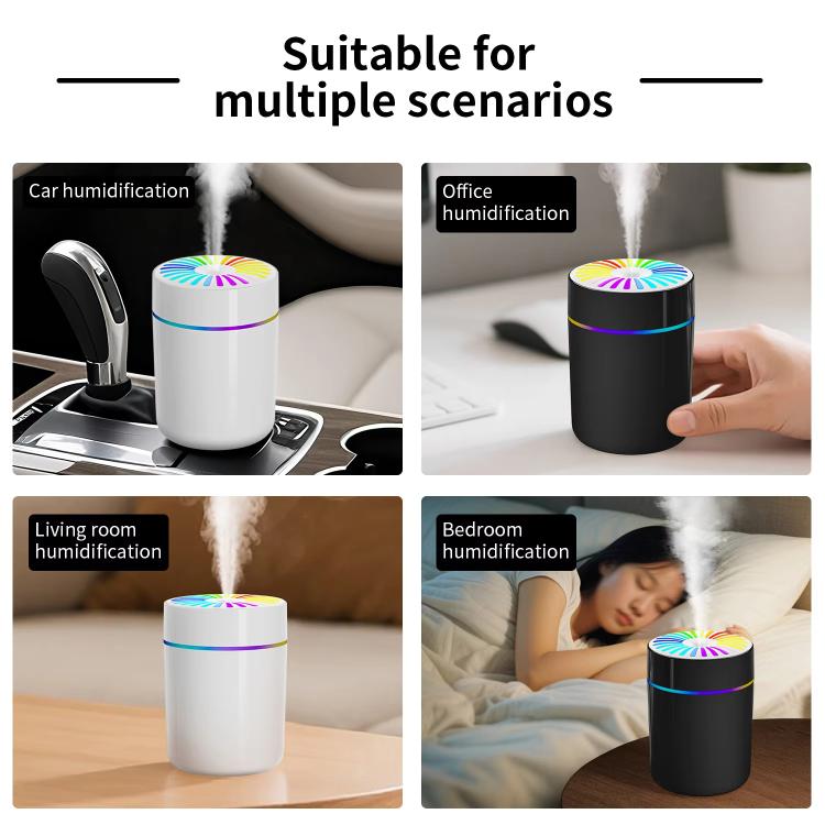 WT31 Car Ambient Light Humidifier USB Household Silent Air Atomizer(White) - Air Purifier by buy2fix | Online Shopping UK | buy2fix