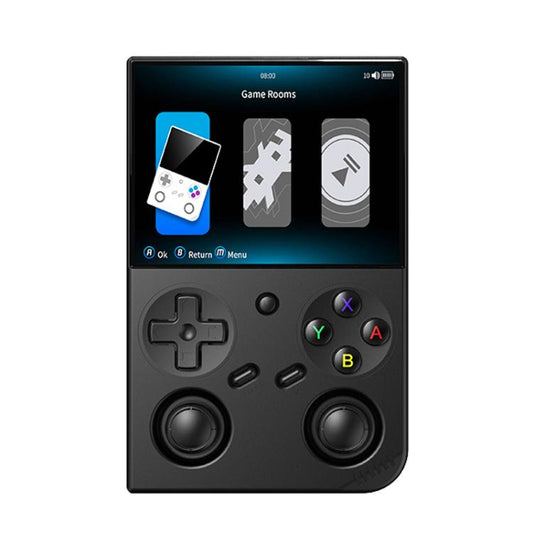 ANBERNIC RG 35XXPro Retro Handheld Console 3.5-Inch Screen Linux 64-Bit Pocket Gaming Device 64G+256G(Black) - Pocket Console by ANBERNIC | Online Shopping UK | buy2fix