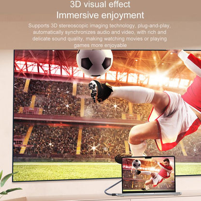 2m DP To HDMI 8K 60HZ HD Conversion Cable TV Computer Connection Conversion Monitor Projection Cable -  by buy2fix | Online Shopping UK | buy2fix