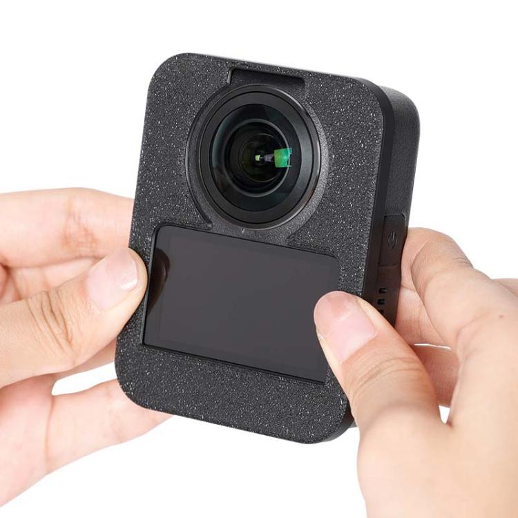 For DJI Osmo 360 Camera Screen Protector Installation Kit Alignment Tool + Tempered Glass Film Set(Black) - Protective Film & Stickers by buy2fix | Online Shopping UK | buy2fix