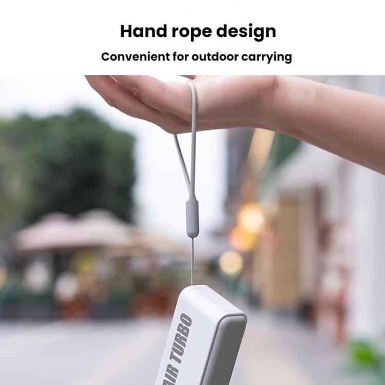 WH14 Handheld Digital Display Fan Outdoor Portable High Speed Fan(Black) - Electric Fans by buy2fix | Online Shopping UK | buy2fix