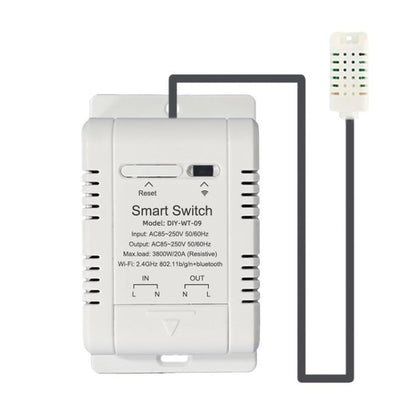 DIY-WT-09 20A Temperature Switch Smart Thermostat, Compatible With Google / Alexa / Yandex Alice / IFTTT, Spec: Humidity+1m Temperature Humidity Sensor - Thermostat & Thermometer by buy2fix | Online Shopping UK | buy2fix