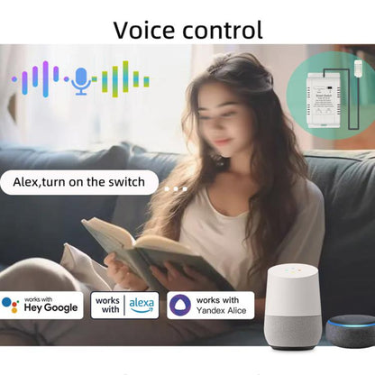 DIY-WT-09 20A Temperature Switch Smart Thermostat, Compatible With Google / Alexa / Yandex Alice / IFTTT, Spec: Humidity+1m Temperature Humidity Sensor - Thermostat & Thermometer by buy2fix | Online Shopping UK | buy2fix