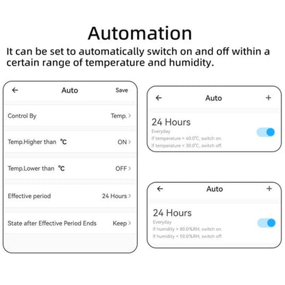 DIY-WT-09 20A Temperature Switch Smart Thermostat, Compatible With Google / Alexa / Yandex Alice / IFTTT, Spec: With 1m Temperature Sensor - Thermostat & Thermometer by buy2fix | Online Shopping UK | buy2fix