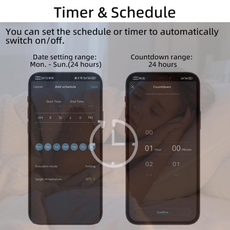 Graffiti WIFI Temperature Dry Contact Switch Module APP Remote Control Switch, Supports Google / Alexa Voice, Spec: Humidity+Integrated 1m Cable - Thermostat & Thermometer by buy2fix | Online Shopping UK | buy2fix