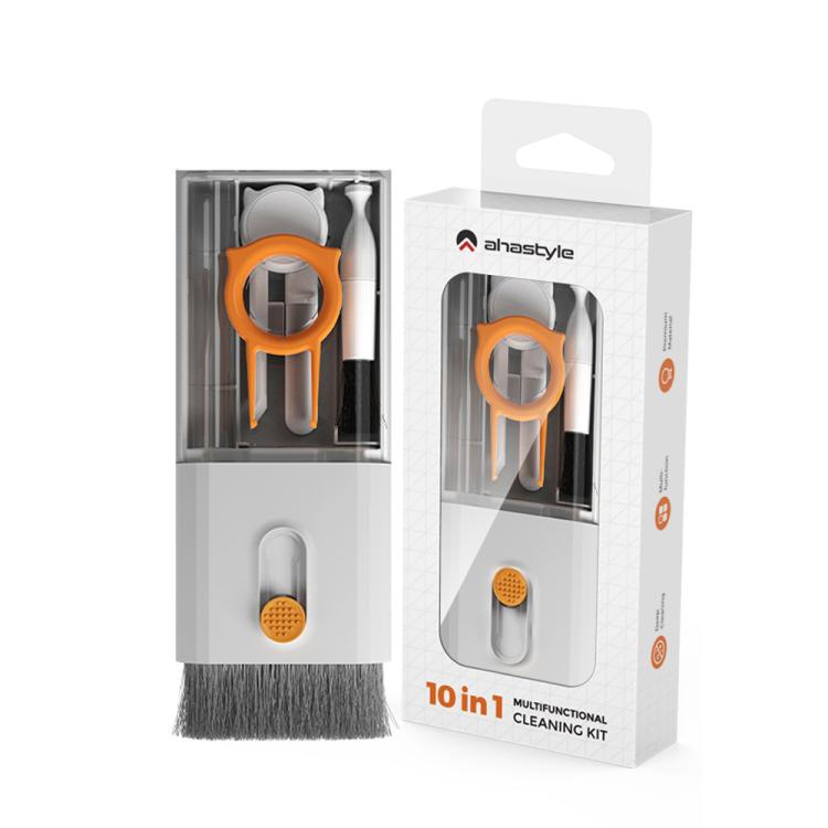 AhaStyle WG121 10 In 1 Multi-functional Cleaning Tools For Earphones Mobile Phones Tablets(White) - Other Accessories by AhaStyle | Online Shopping UK | buy2fix