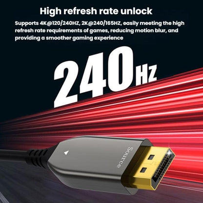 15M DP2.1 Male To Male 8K 60Hz HD Fiber Optic Cable For TV Computer Monitors Projectors -  by buy2fix | Online Shopping UK | buy2fix