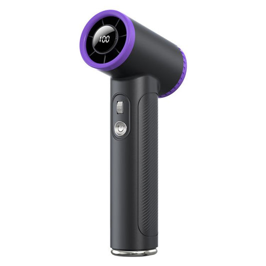 WT23 Handheld Digital Display Turbine Fan Outdoor Stepless Variable Speed Fan(Black) - Electric Fans by buy2fix | Online Shopping UK | buy2fix