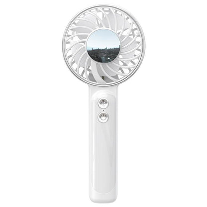 WT25 Handheld Fan With Lanyard Clip USB Desktop Silent Rechargeable Fan(White) - Electric Fans by buy2fix | Online Shopping UK | buy2fix
