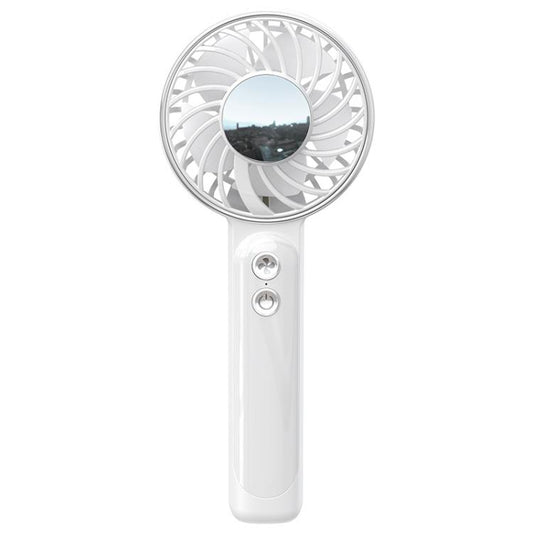 WT25 Handheld Fan With Lanyard Clip USB Desktop Silent Rechargeable Fan(White) - Electric Fans by buy2fix | Online Shopping UK | buy2fix