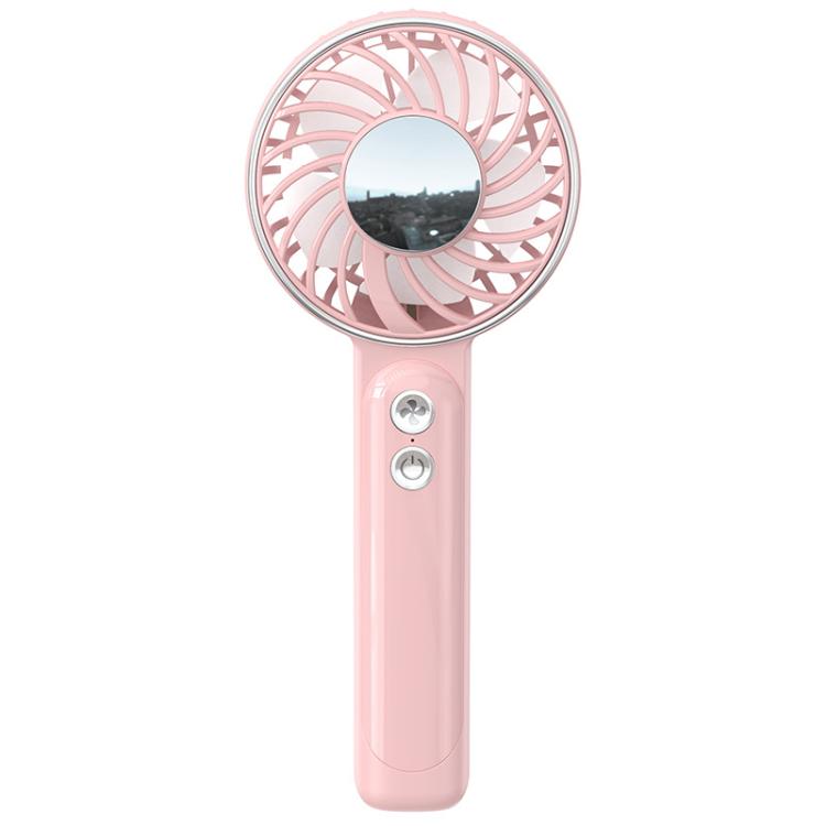 WT25 Handheld Fan With Lanyard Clip USB Desktop Silent Rechargeable Fan(Pink) - Electric Fans by buy2fix | Online Shopping UK | buy2fix