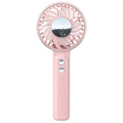 WT25 Handheld Fan With Lanyard Clip USB Desktop Silent Rechargeable Fan(Pink) - Electric Fans by buy2fix | Online Shopping UK | buy2fix