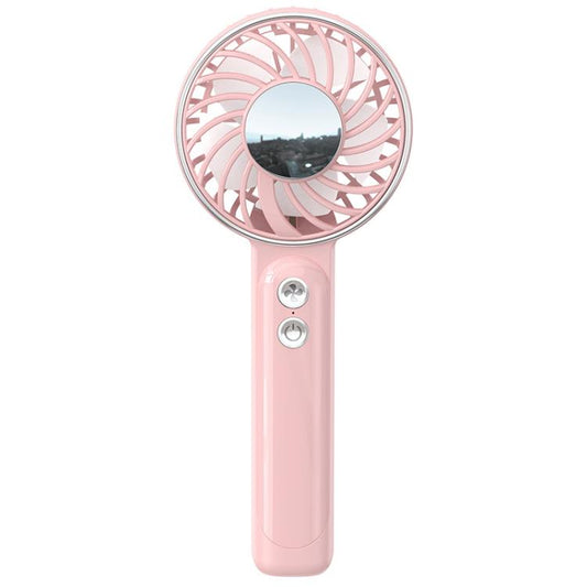 WT25 Handheld Fan With Lanyard Clip USB Desktop Silent Rechargeable Fan(Pink) - Electric Fans by buy2fix | Online Shopping UK | buy2fix