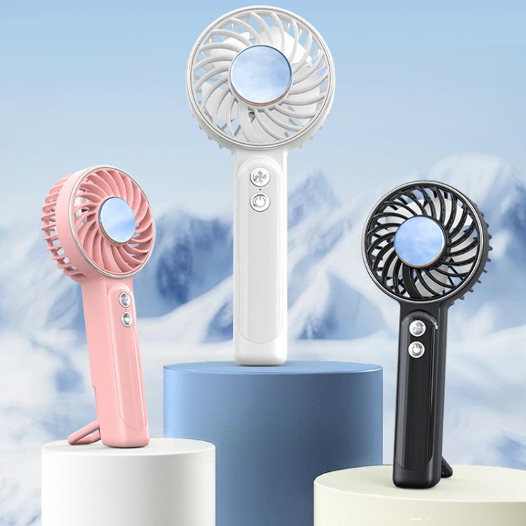 WT25 Handheld Fan With Lanyard Clip USB Desktop Silent Rechargeable Fan(White) - Electric Fans by buy2fix | Online Shopping UK | buy2fix