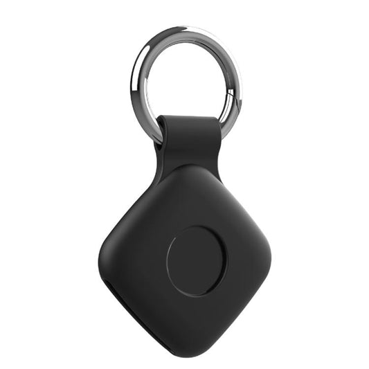 For Tile Mate / Mate Pro Anti-Loss Device Silicone Protective Case With Keyring Location Tracking Shell(Black) - Tracker Protective Case by buy2fix | Online Shopping UK | buy2fix