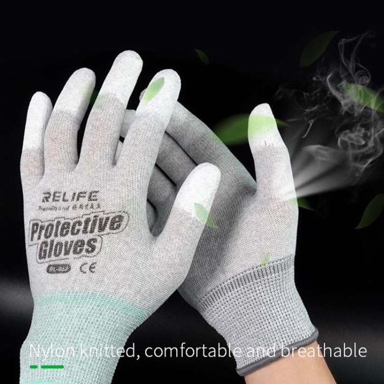 RELIFE RL-063 Anti-Static Thickened Non-Slip Heat Resistant Gloves Phone Screen Lamination Repair Gloves - Glove by RELIFE | Online Shopping UK | buy2fix