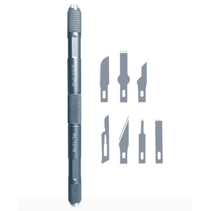 RELIFE RL-101B 8 In 1 Motherboard Repair Blade Set Carving Glue Removal Knife Screen Protector Cutting Knife - Crowbar by RELIFE | Online Shopping UK | buy2fix