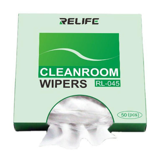 RELIFE RL-045 Anti-Static Lint-Free Cloth Microfiber Wiping Phone Screen Cleaning Cloth(50pcs)