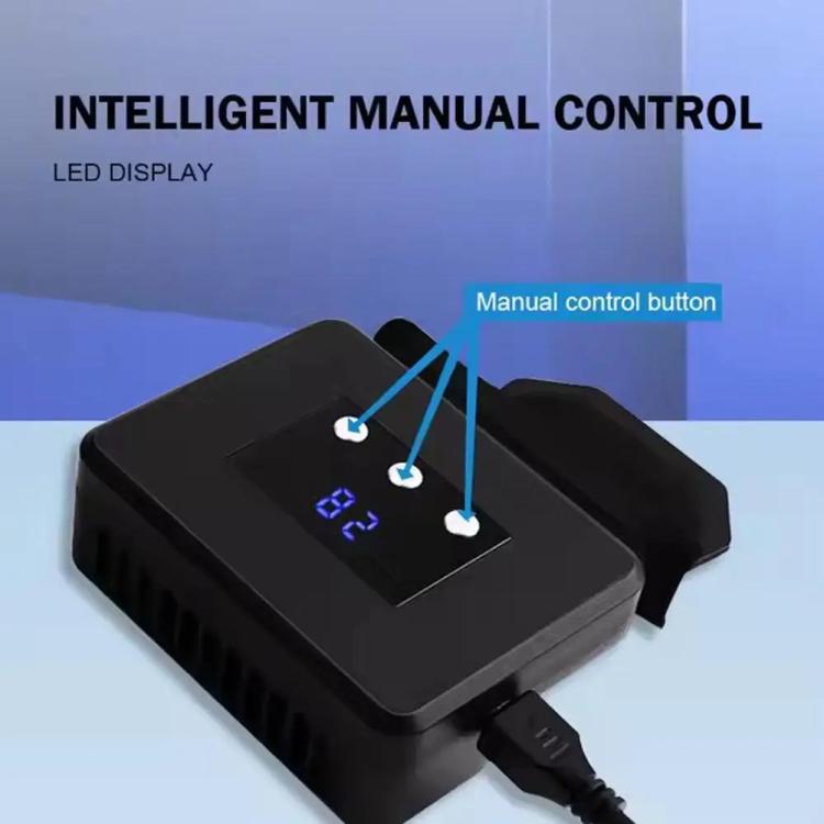 For Nintendo Switch 2 / Switch Console Exhaust Radiator With Temperature Display data(White) - Holder by buy2fix | Online Shopping UK | buy2fix