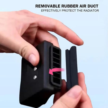 For Nintendo Switch 2 / Switch Console Exhaust Radiator With Temperature Display data(White) - Holder by buy2fix | Online Shopping UK | buy2fix