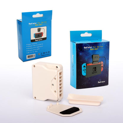 For Nintendo Switch 2 / Switch Console Exhaust Radiator With Temperature Display data(White) - Holder by buy2fix | Online Shopping UK | buy2fix