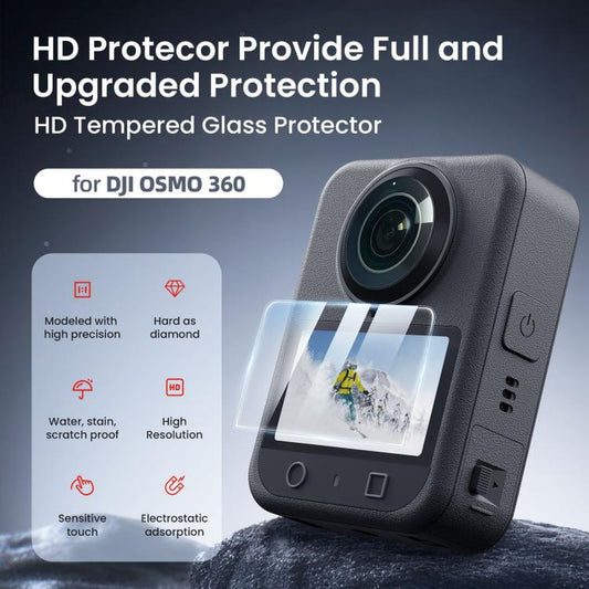 For DJI Osmo 360 Camera AMagisn HD Tempered Glass Screen Protector 1 Set - Protective Film & Stickers by aMagisn | Online Shopping UK | buy2fix