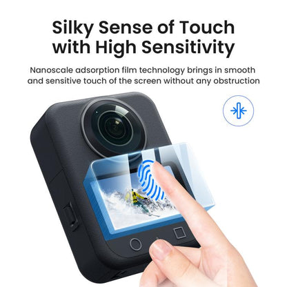 For DJI Osmo 360 Camera AMagisn HD Tempered Glass Screen Protector 2 Sets - Protective Film & Stickers by aMagisn | Online Shopping UK | buy2fix