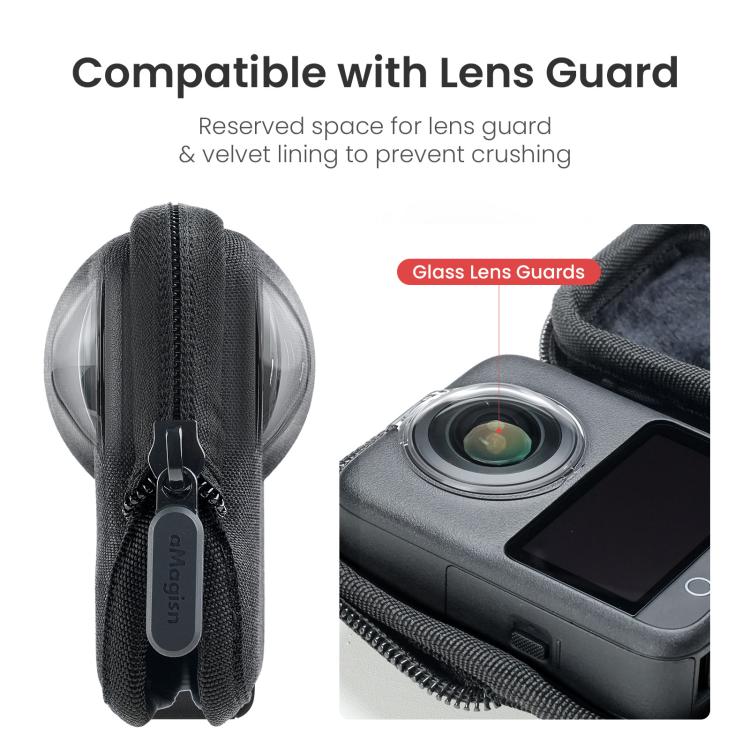 For DJI Osmo 360 Camera aMagisn Hard Shell Case Open-Access Charging Design - Case & Bags by aMagisn | Online Shopping UK | buy2fix