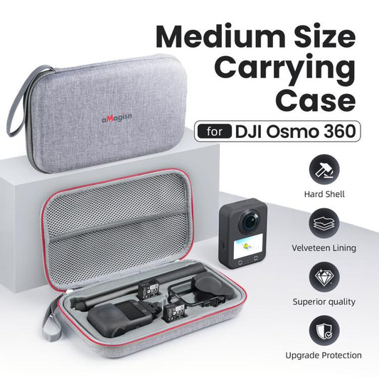 For DJI Osmo 360 aMagisn Mid-Size Storage Case Durable Organizer Bag With Detachable Inner Tray(Gray) - Case & Bags by aMagisn | Online Shopping UK | buy2fix
