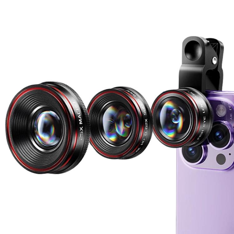 0.62X Wide angle High Definition Camera Mobile Phone Lens With Lens Clip - Macro & Wide-angle by buy2fix | Online Shopping UK | buy2fix