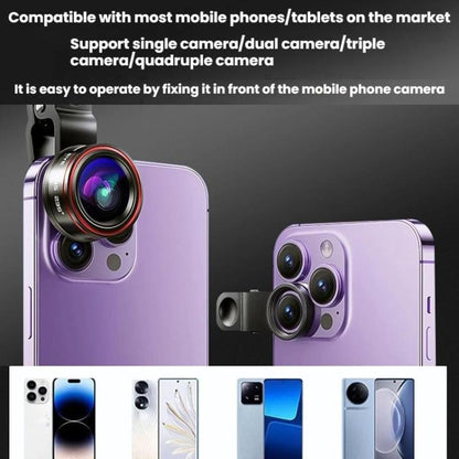 0.62X Wide angle High Definition Camera Mobile Phone Lens With Lens Clip - Macro & Wide-angle by buy2fix | Online Shopping UK | buy2fix