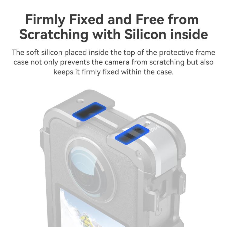 For DJI Osmo 360 AMagisn Quick-Release Metal Cage With Dual/Single Lens Caps Camera Mount Rig(Black) - Protection Frame by aMagisn | Online Shopping UK | buy2fix