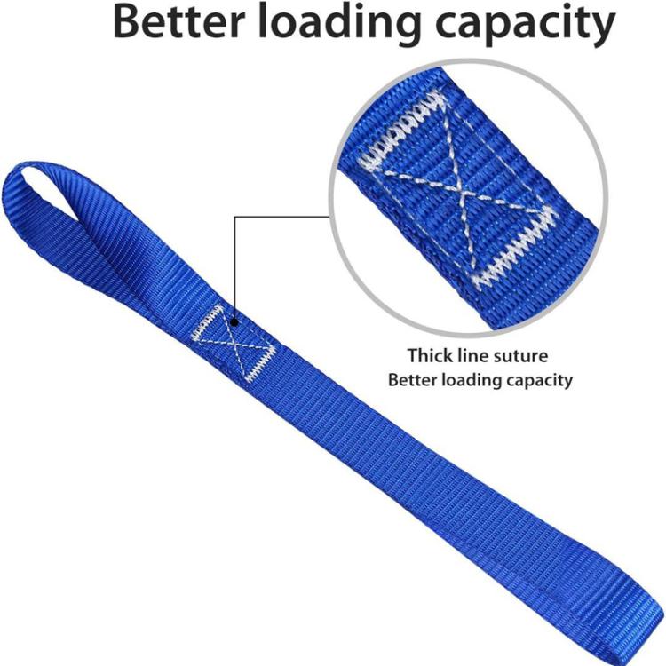 Multi-Purpose Cross-Woven Luggage Straps For ATVs And Motorcycles, Size: 2.5 x 40.5cm (Blue) - Roof Racks by buy2fix | Online Shopping UK | buy2fix