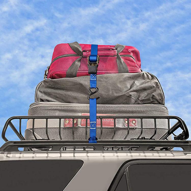 Multi-Purpose Cross-Woven Luggage Straps For ATVs And Motorcycles, Size: 2.5 x 40.5cm (Black) - Roof Racks by buy2fix | Online Shopping UK | buy2fix