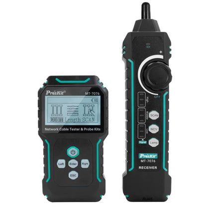 ProsKit MT-7076 LCD Anti-Interference Network Testing Cable Tracer(Green) - Lan Cable and Tools by ProsKit | Online Shopping UK | buy2fix