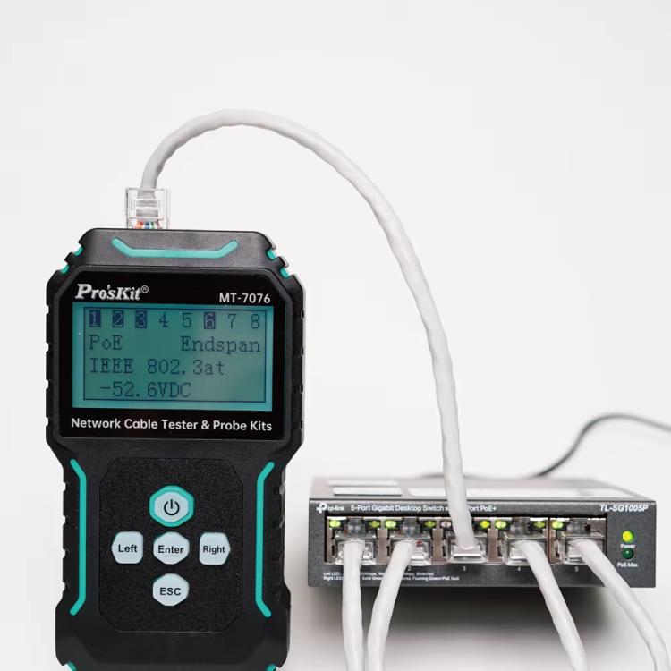 ProsKit MT-7076 LCD Anti-Interference Network Testing Cable Tracer(Green) - Lan Cable and Tools by ProsKit | Online Shopping UK | buy2fix