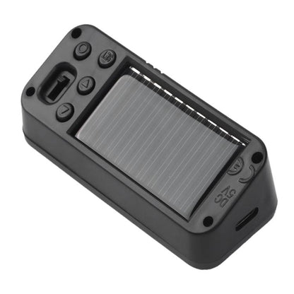 Car Solar-powered Clock With Luminous Light Thermometer Humidity Meter(Blue-green Light) - Clocks & Car Meters by buy2fix | Online Shopping UK | buy2fix