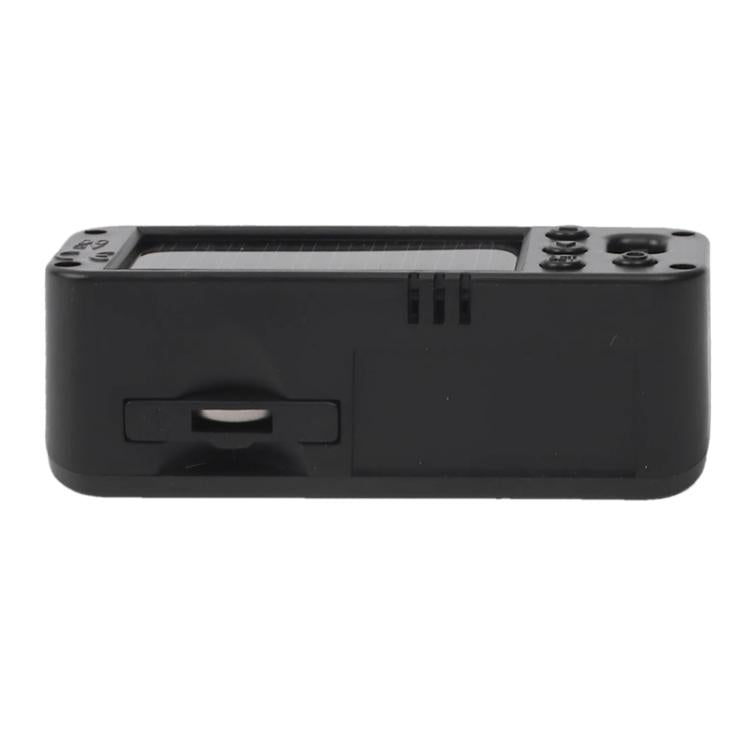 Car Solar-powered Clock With Luminous Light Thermometer Humidity Meter(Blue-green Light) - Clocks & Car Meters by buy2fix | Online Shopping UK | buy2fix