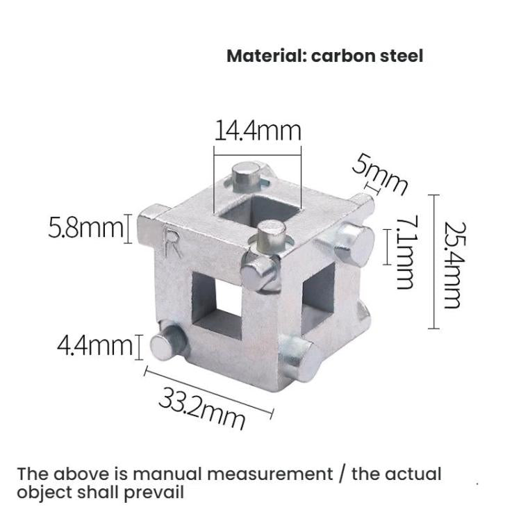 Automotive Disc Brake Piston Adjuster Brake Pad Replacement Tool(3/8 connector) - Hand Tool Sets by buy2fix | Online Shopping UK | buy2fix