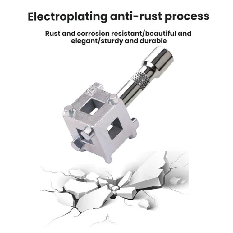 Automotive Disc Brake Piston Adjuster Brake Pad Replacement Tool(3/8 connector) - Hand Tool Sets by buy2fix | Online Shopping UK | buy2fix