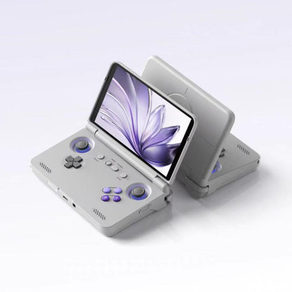 Retroid Pocket Flip 2 SD865 Processor Game Console Android13 5.5 Inch AMOLED Screen Wifi Bluetooth Video Player(Gray Purple) - Pocket Console by Retroid Pocket | Online Shopping UK | buy2fix