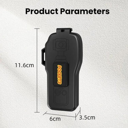 For DJI OSMO POCKET 3 BRDRC Body Screen Lens Protective Cover(Black) - Case & Bags by BRDRC | Online Shopping UK | buy2fix