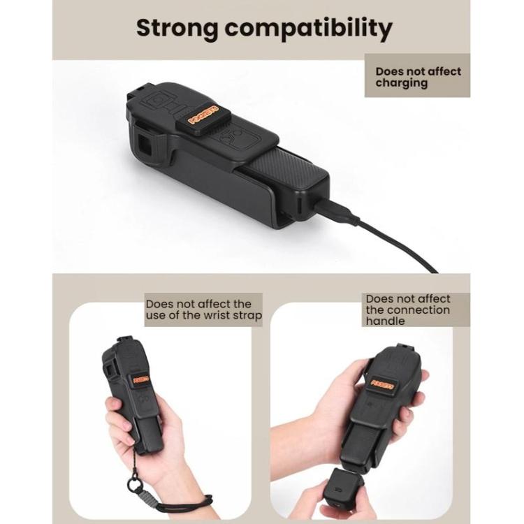 For DJI OSMO POCKET 3 BRDRC Body Screen Lens Protective Cover(Black) - Case & Bags by BRDRC | Online Shopping UK | buy2fix